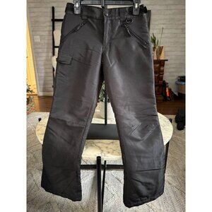Roebuck & Co Black Ski Water Resistant Ski Snow Board Pants Girls Size M 10-12